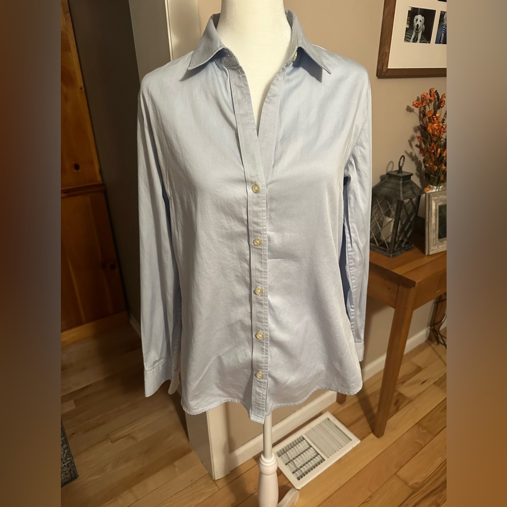 Banana Republic Sky Blue Fitted Shirt